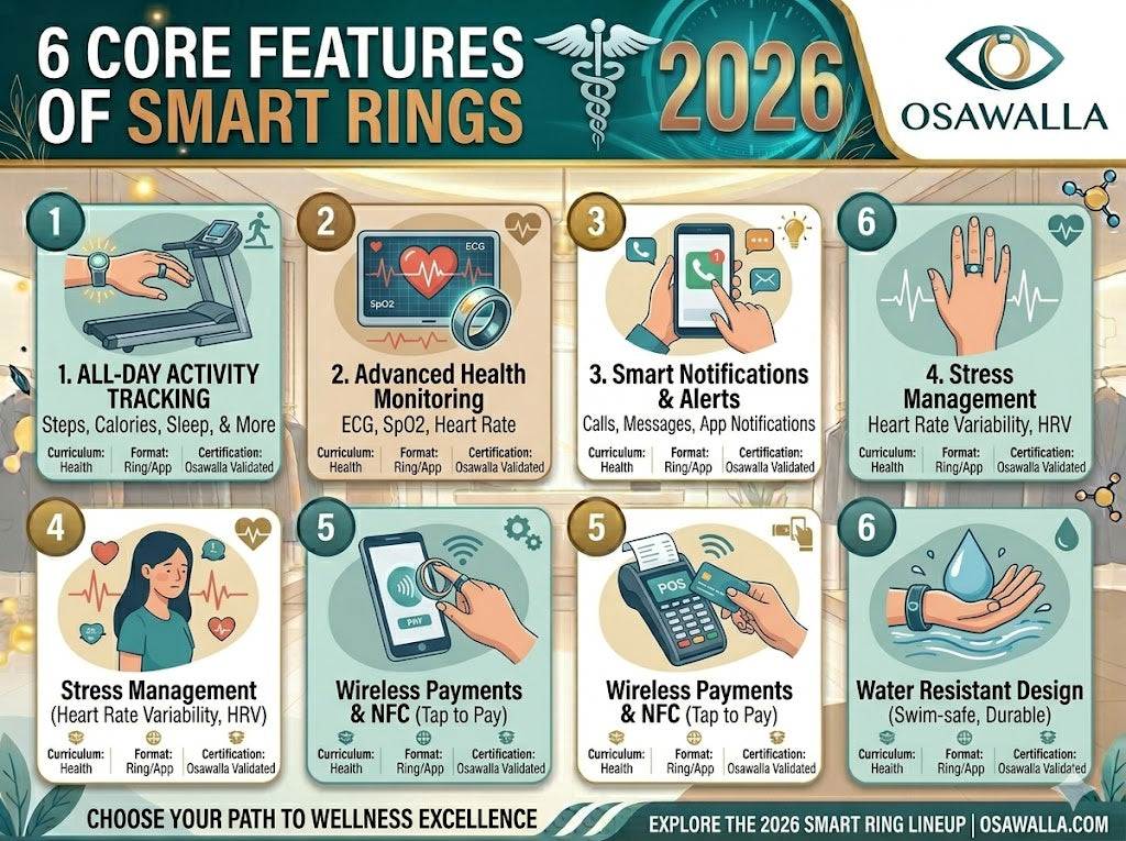 6 Core Features of Smart Rings