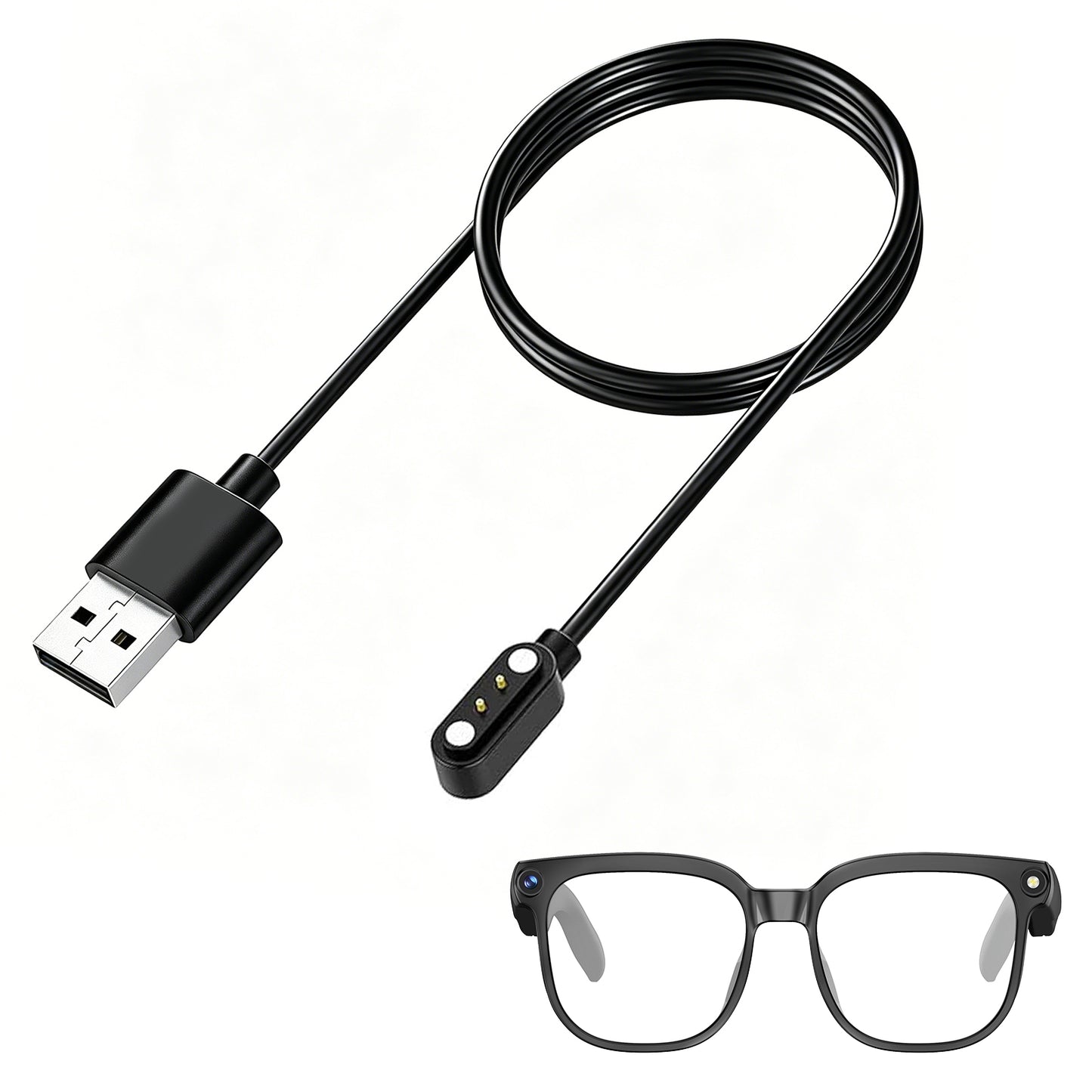 Smart glasses charging cable