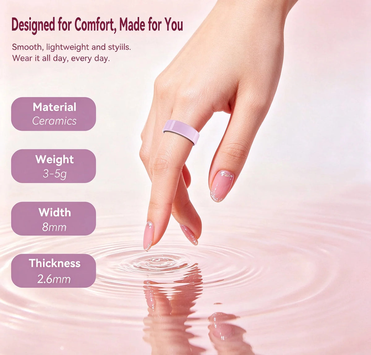 Osawalla Ceramic Pro Smart Ring