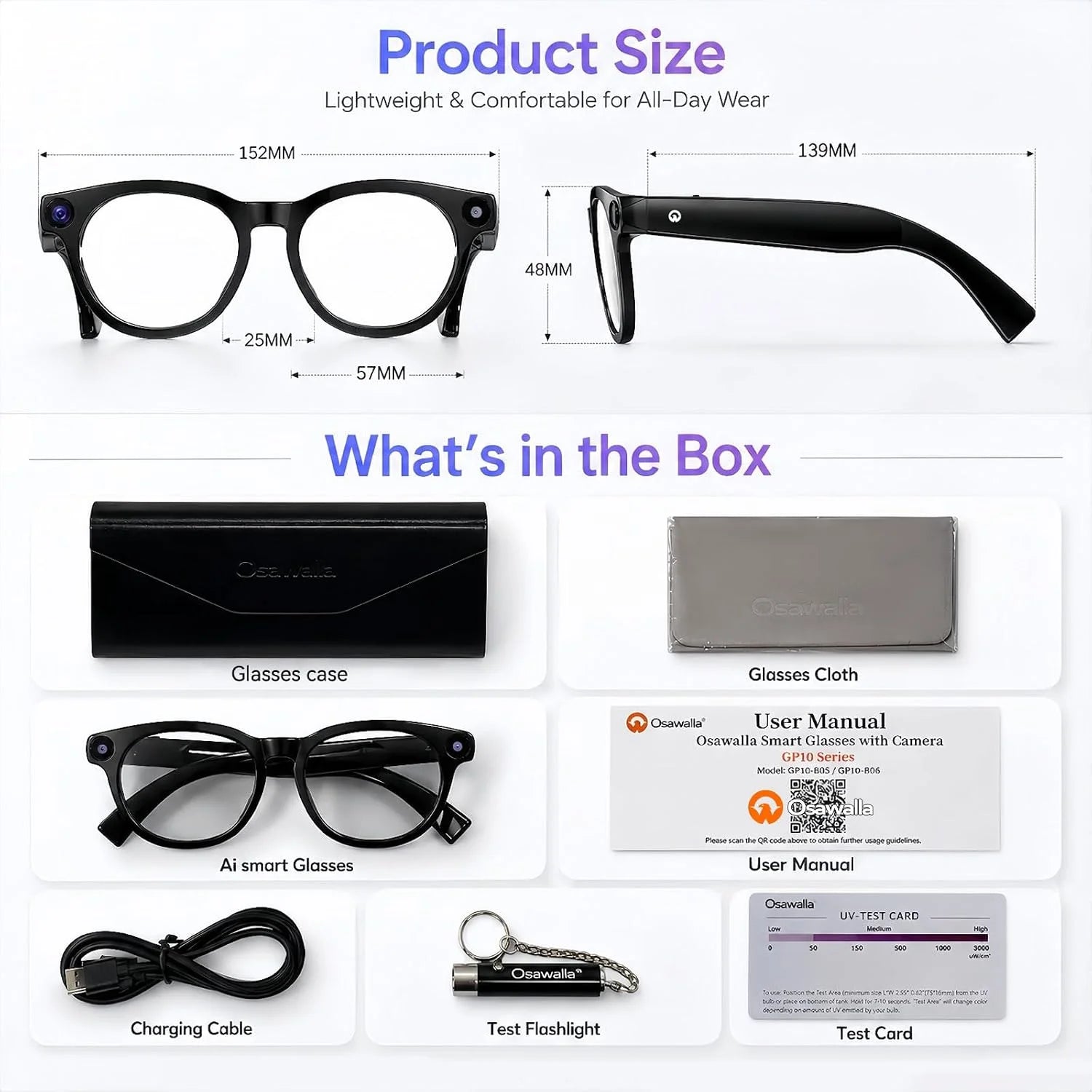 Osawalla Daily Core Camera Glasses