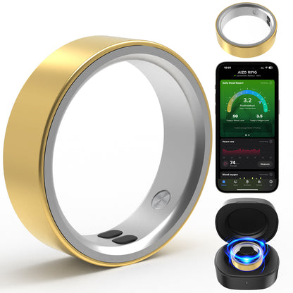 Osawalla Smart Ring –  Advanced Health & Fitness Tracker (Call Alerts, Temp/HR/Women's Health) | iOS/Android No Subscription