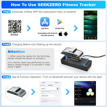 BG02 Smart Fitness Tracker Bracelet