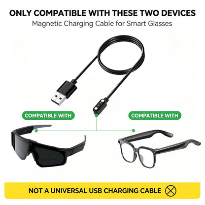 Smart Glasses Charger– Strong Magnetic Adsorption