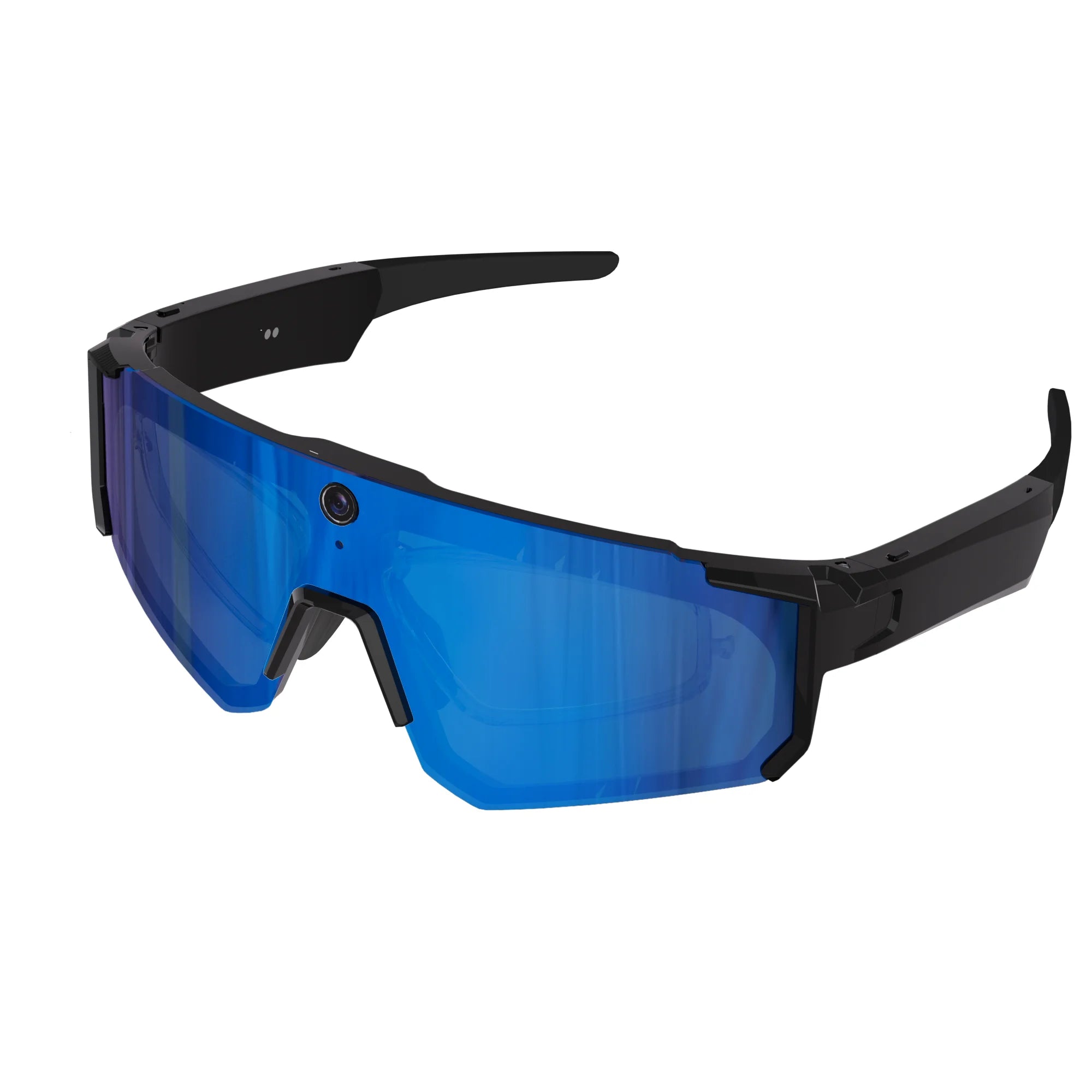 Osawalla GP04 camera smart sunglasses, blue polarized lens, built-in camera audio glasses