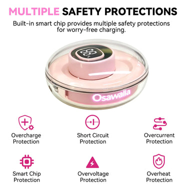 Pink Smart Ring Charging Case