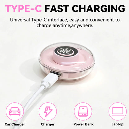 Pink Smart Ring Charging Case