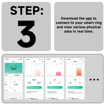 Smart Ring Sizer Kit (6-14 Sizes) - IP68 Waterproof, No Subscription