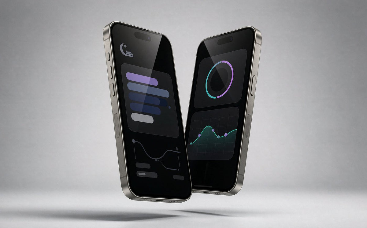 Signals aligning onto one timeline in the OSAWALLA app