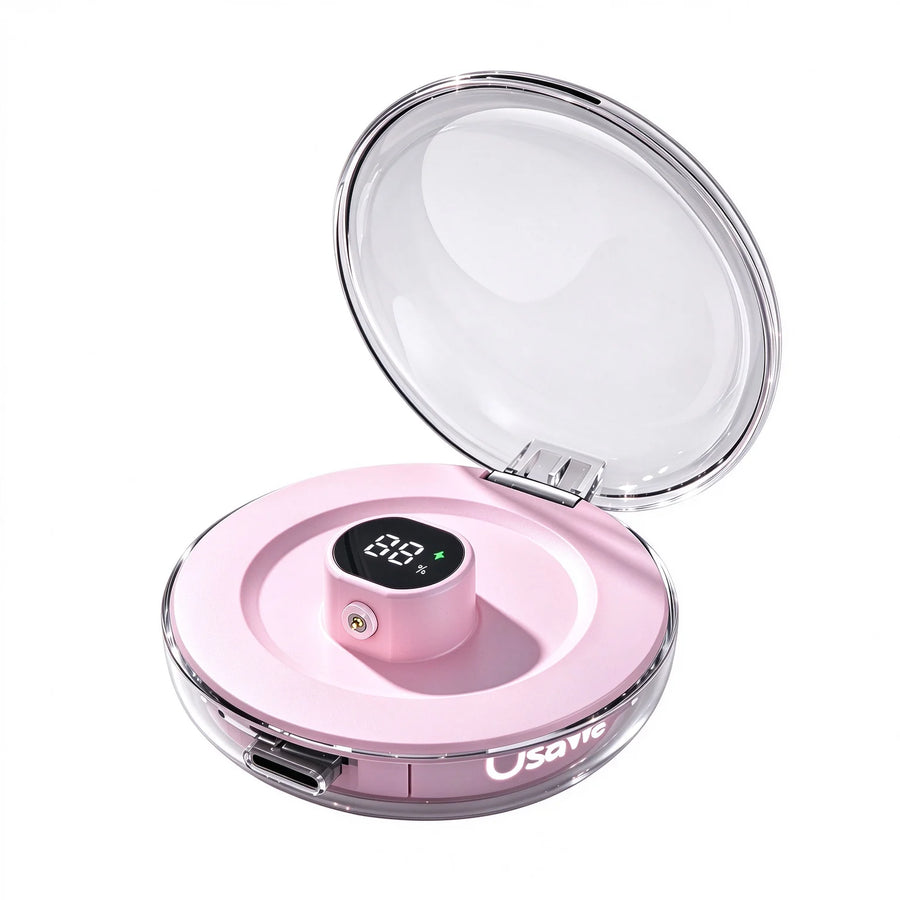 Pink Smart Ring Charging Case