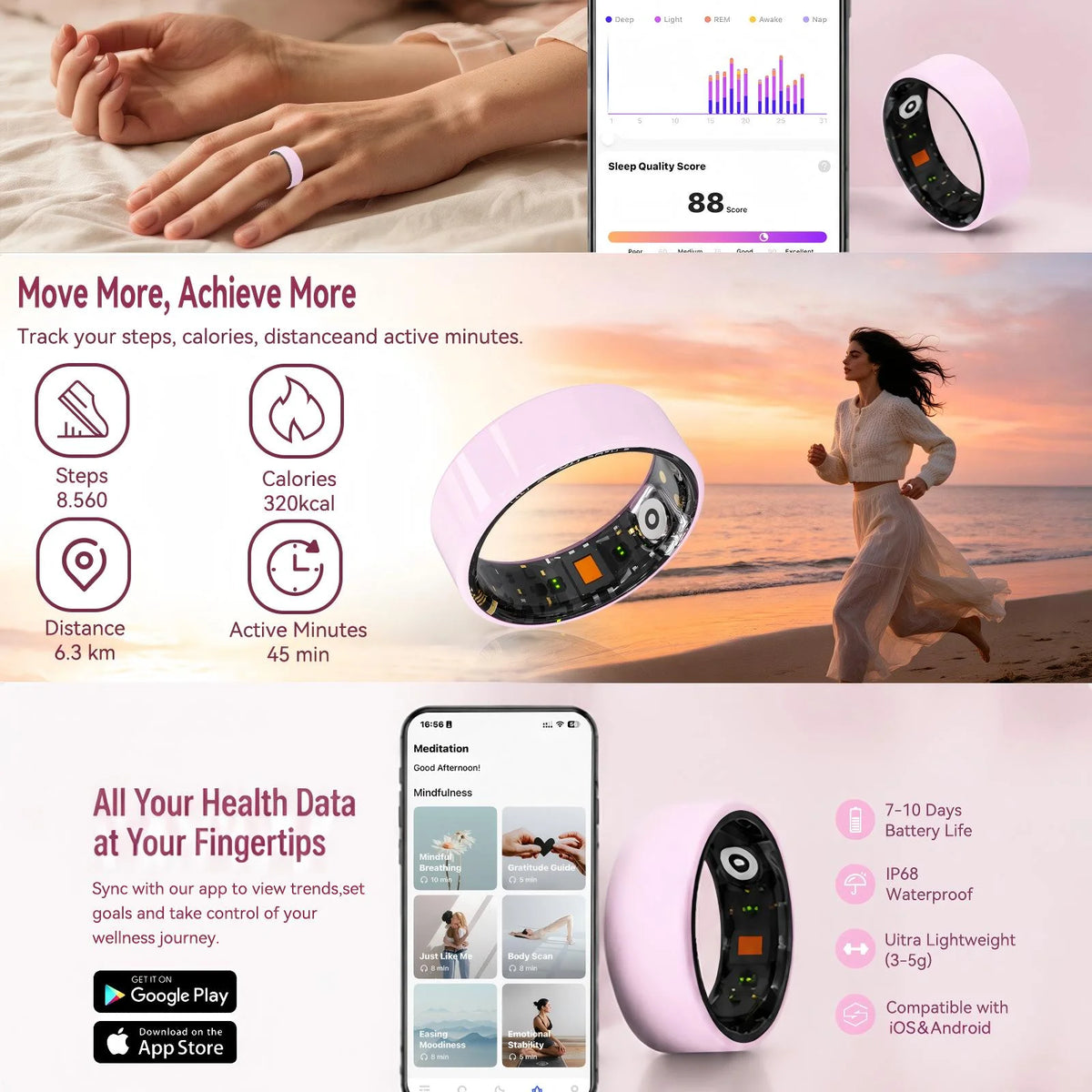 Osawalla Ceramic Pro Smart Ring