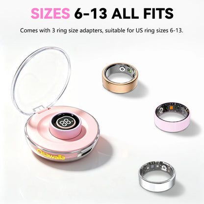 Pink Smart Ring Charging Case