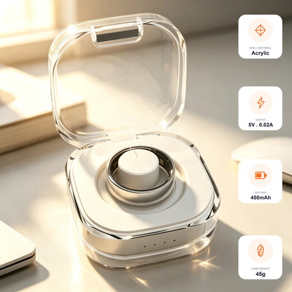 Clear Smart Ring Charging Case
