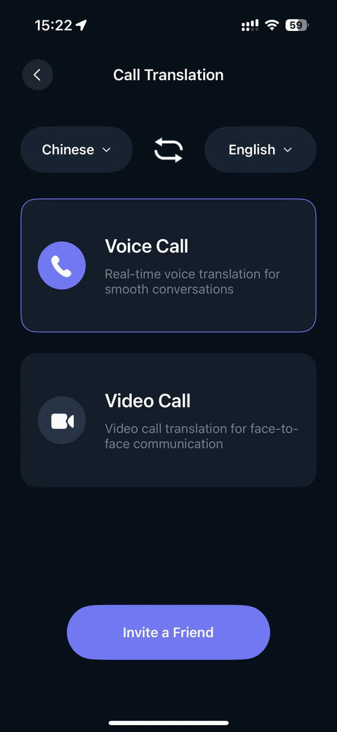 Call translation