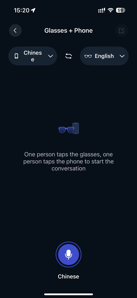 Glasses + Phone