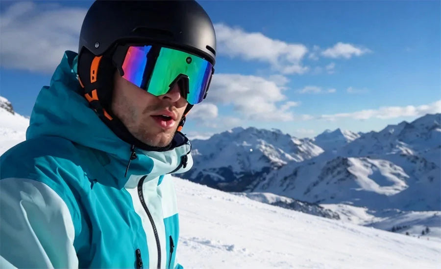 Alex Rivera reviewing smart glasses on YouTube