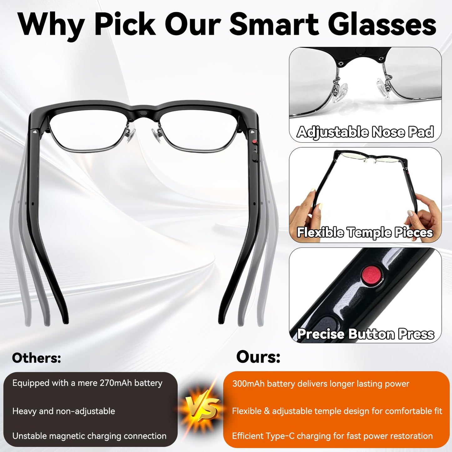 GP08 Ai Smart Glasses with Camera