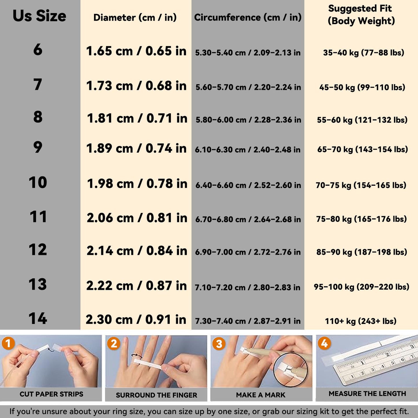 Gold Smart Health Ring - IP68 Waterproof Fitness Tracker (Heart Rate, SpO2, BP, Sleep, Steps) | iOS/Android No Subscription