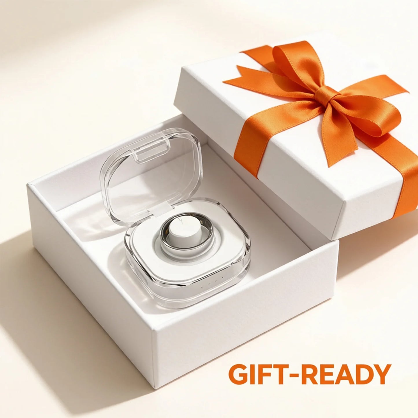 Clear Smart Ring Charging Case