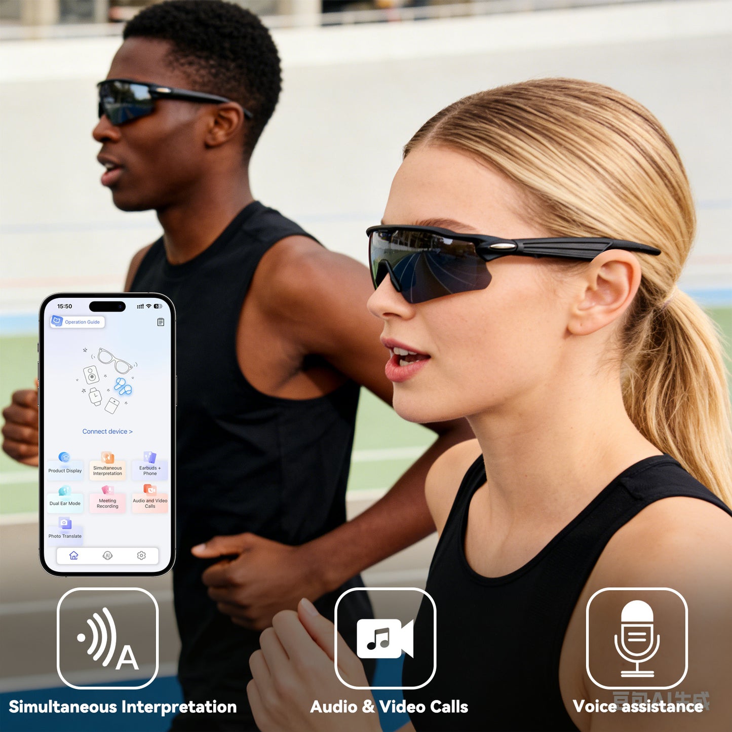 GG05 Running & Cycling Audio Glasses