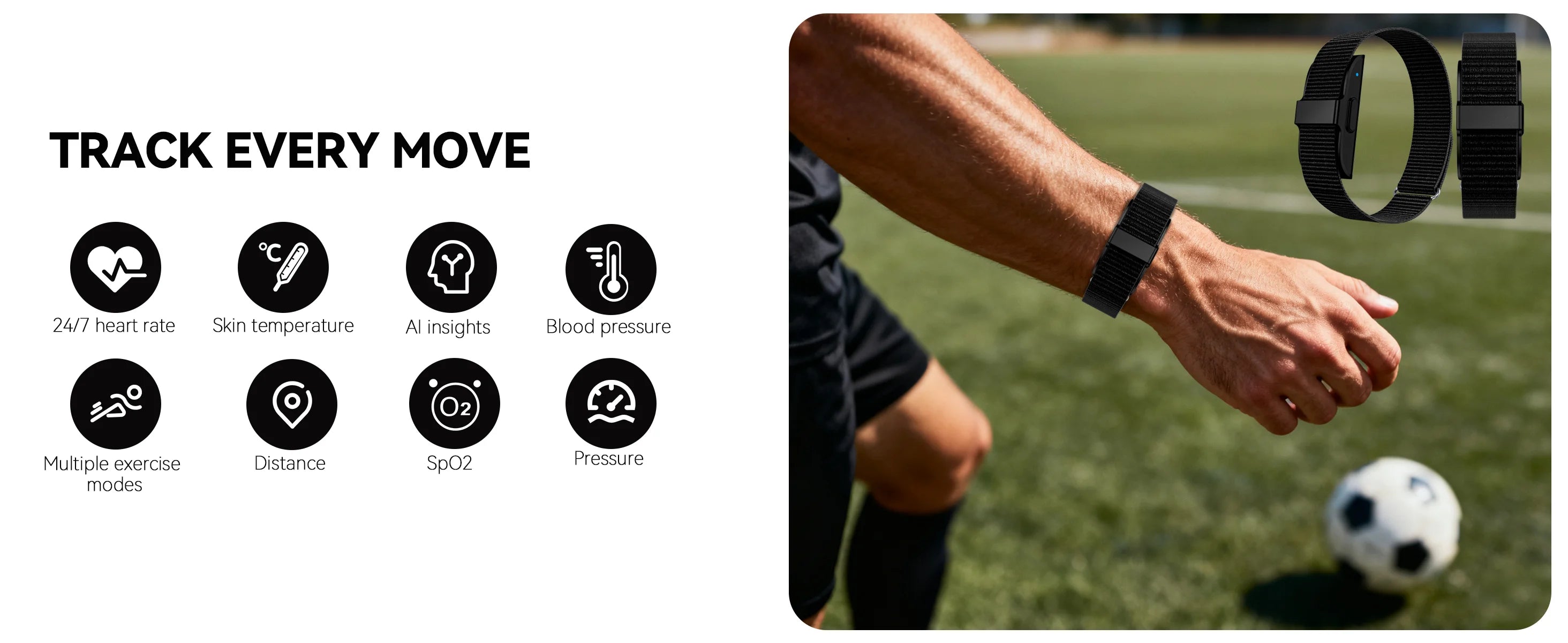 Osawalla fitness band tracks heart rate, SpO2, blood pressure and AI insights
