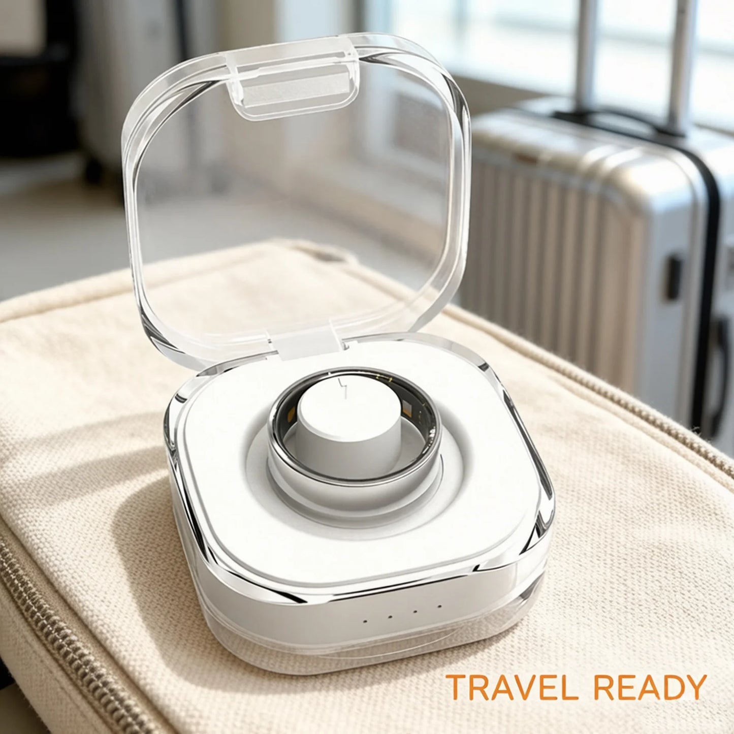 Clear Smart Ring Charging Case