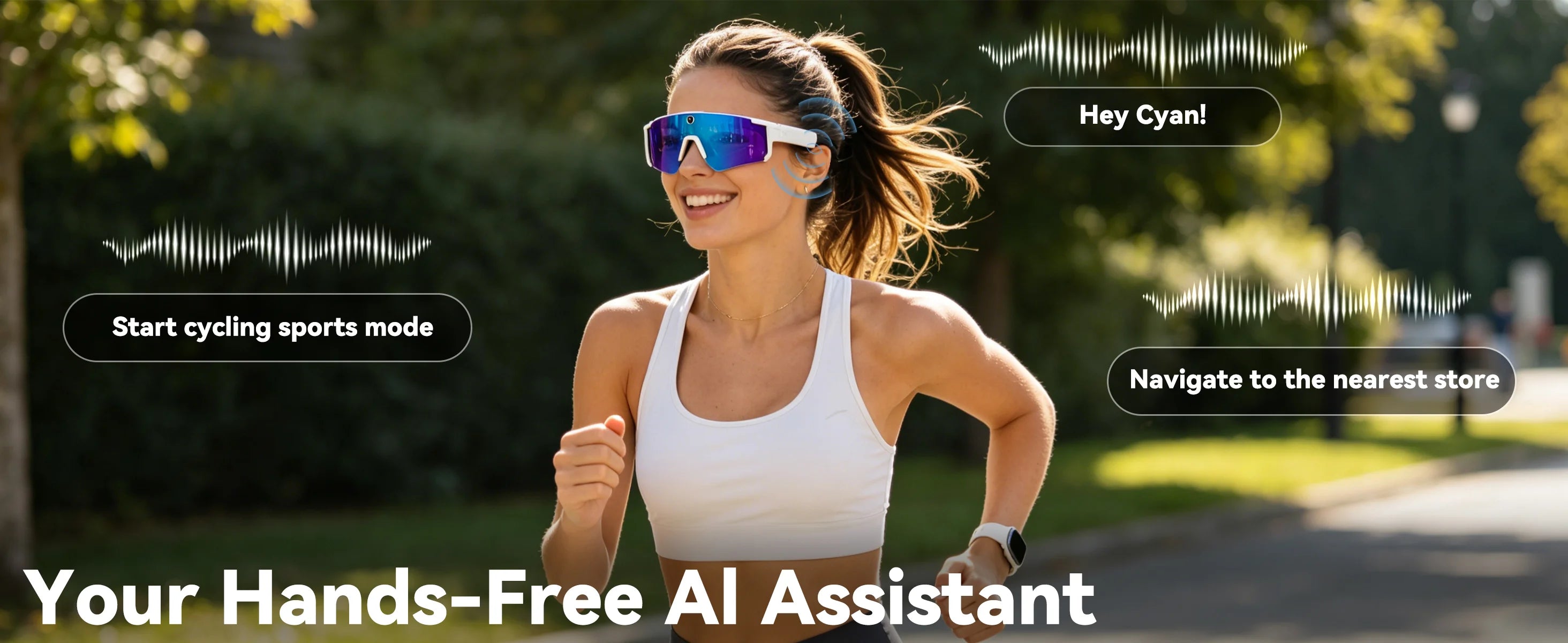 Osawalla  smart glasses hands-free AI assistant voice commands