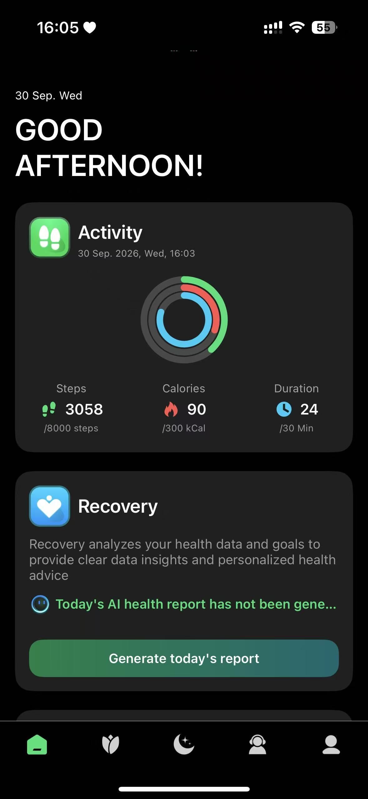 Wearable Health app