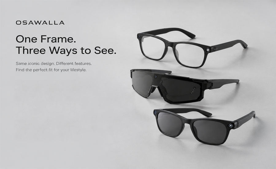 OSAWALLA smart glasses outdoors