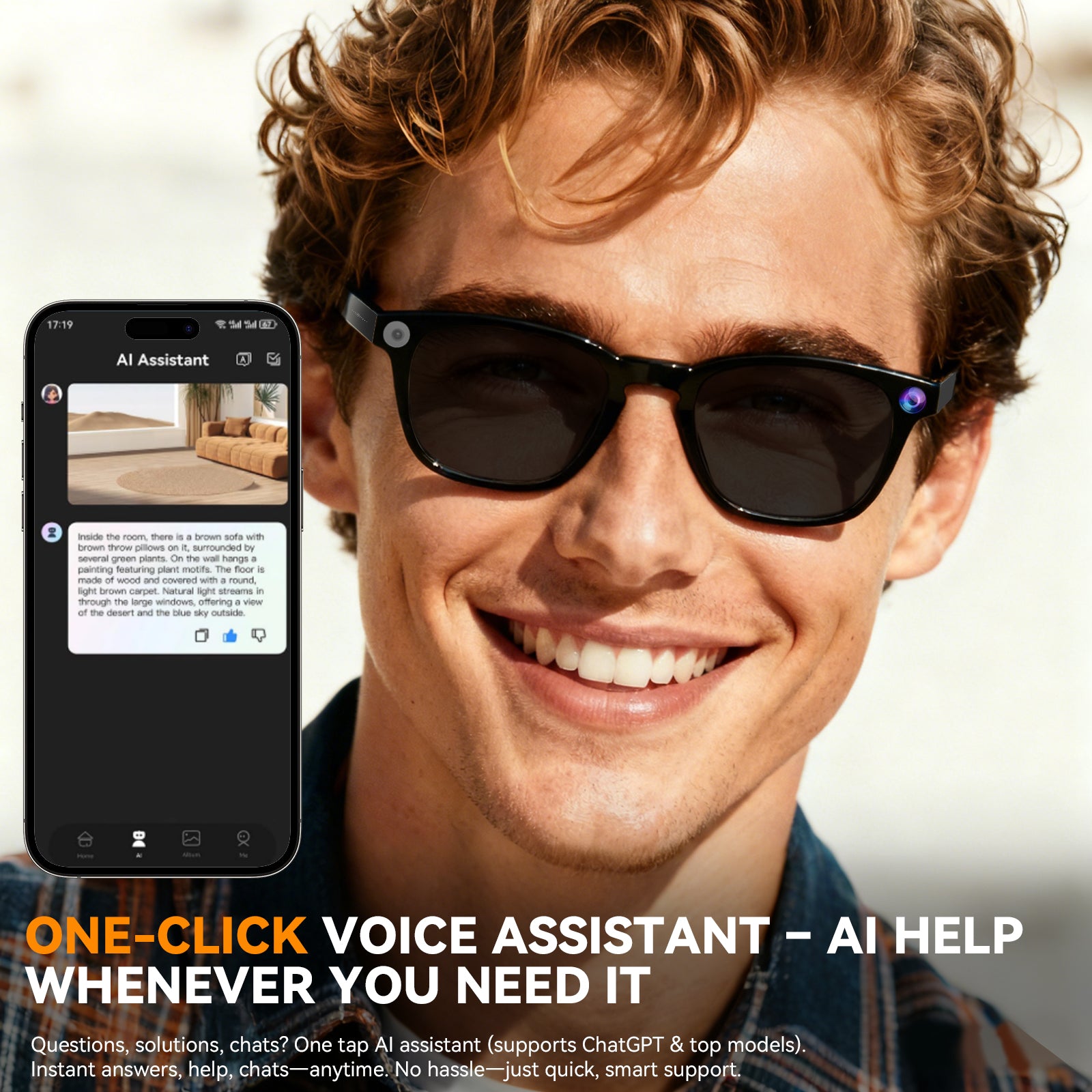 GP02 Smart Polarized Glasses with Camera